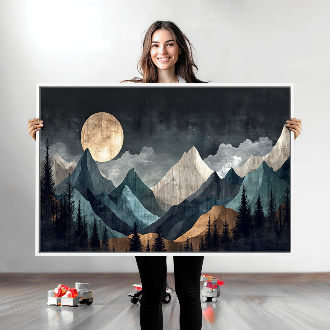 Framed Wall Art Canvas Print