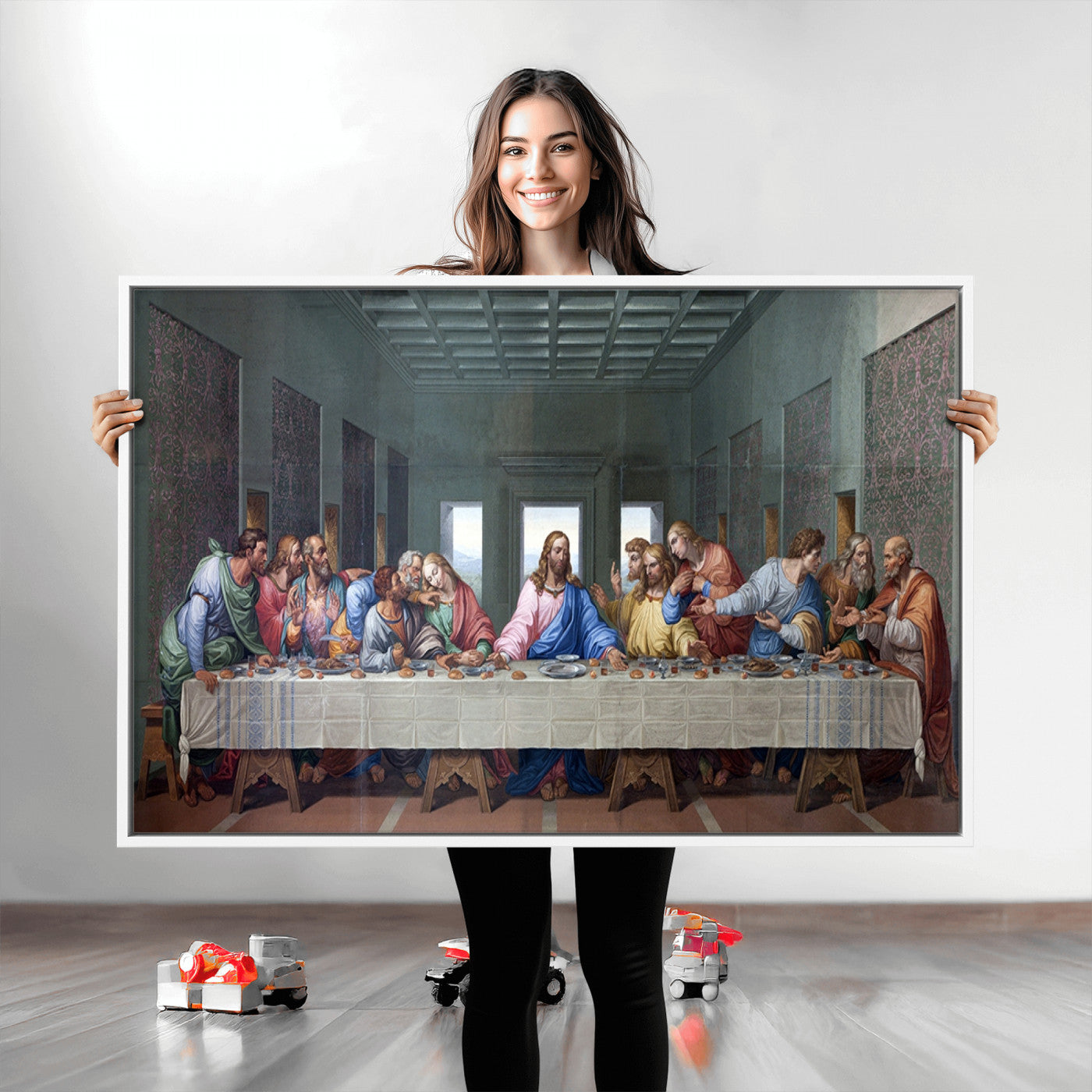 30401-MGV-CV-36X24-The Last Supper Multi Panel Canvas Wall Art