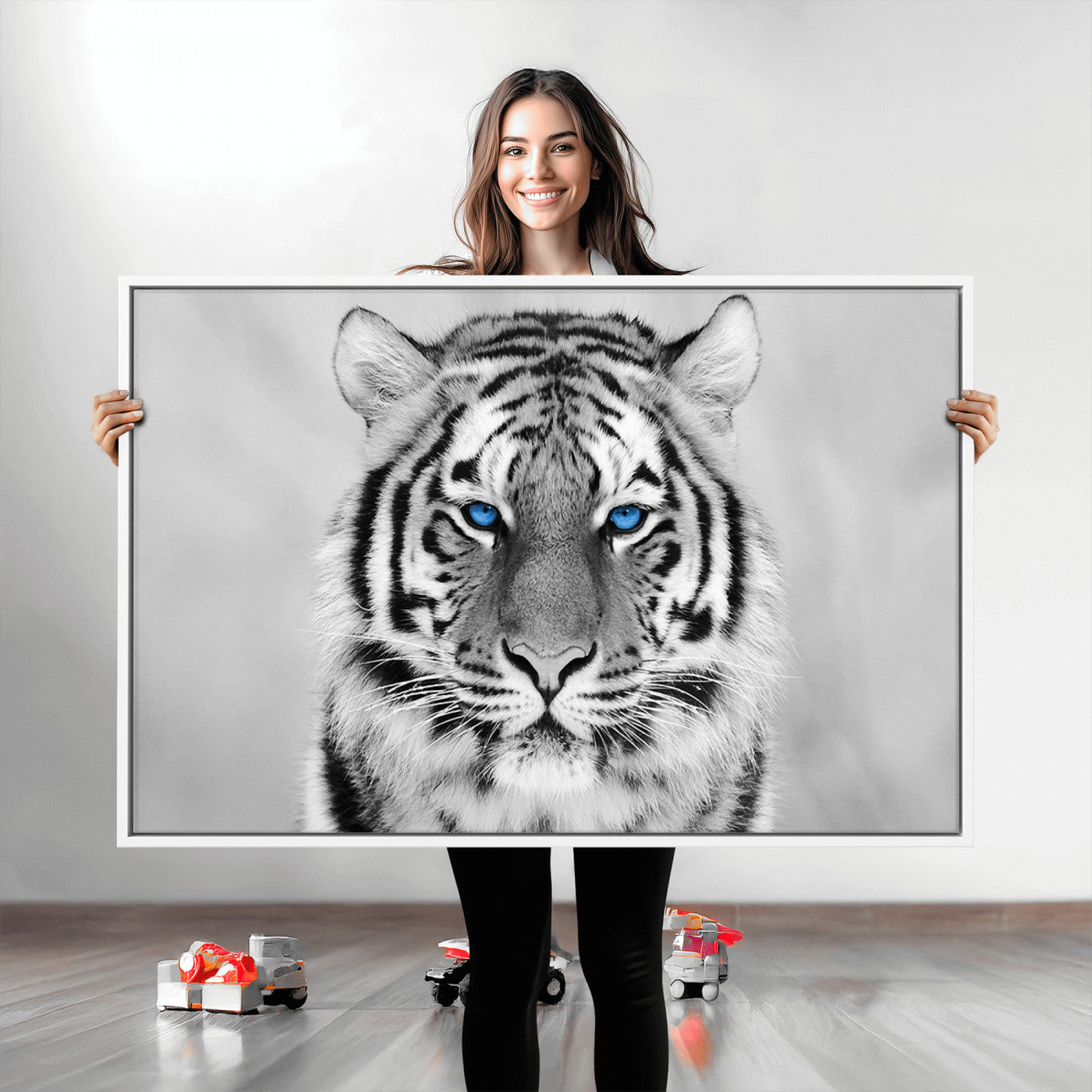 46396-MGV-CV-36X24-Tiger Canvas Artwork Wall Art Print