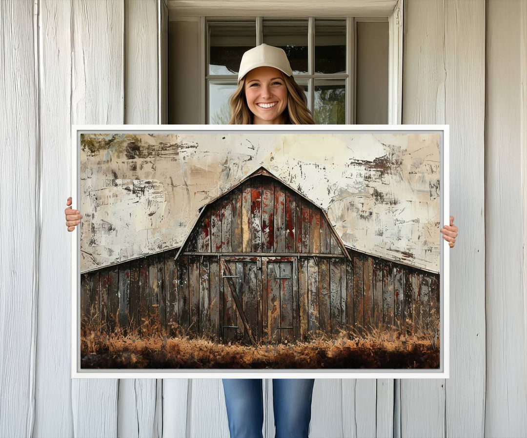 Rustic Barn Wall Art enhances your space with farmhouse-style decor.