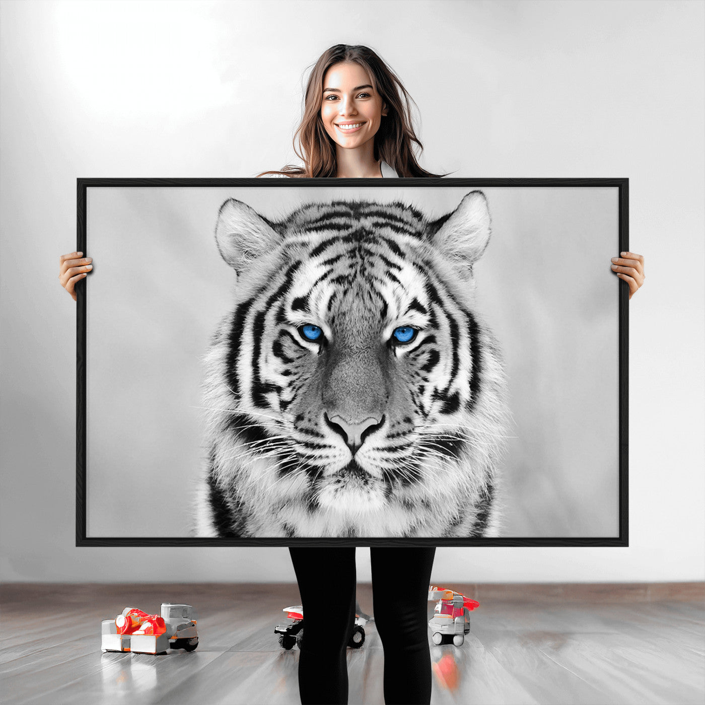46396-MGV-CV-36X24-Tiger Canvas Artwork Wall Art Print