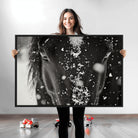Winter Horse Snow Wall Art Canvas Print