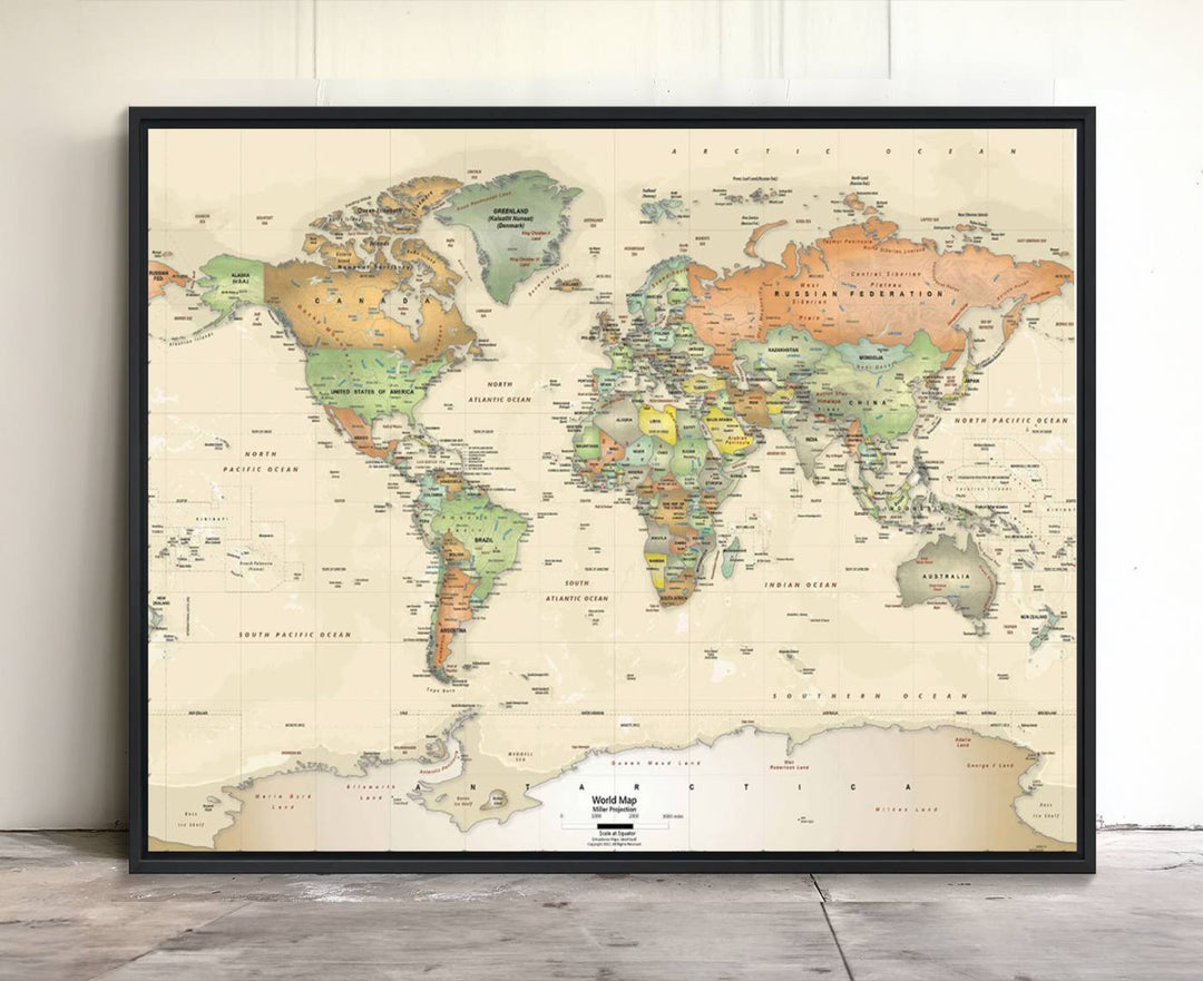 The Large Push Pin World Map Wall Art Canvas Print, with a gallery-quality finish, is carefully crafted on premium canvas and handmade in the USA. This piece adds a touch of elegance to any space.