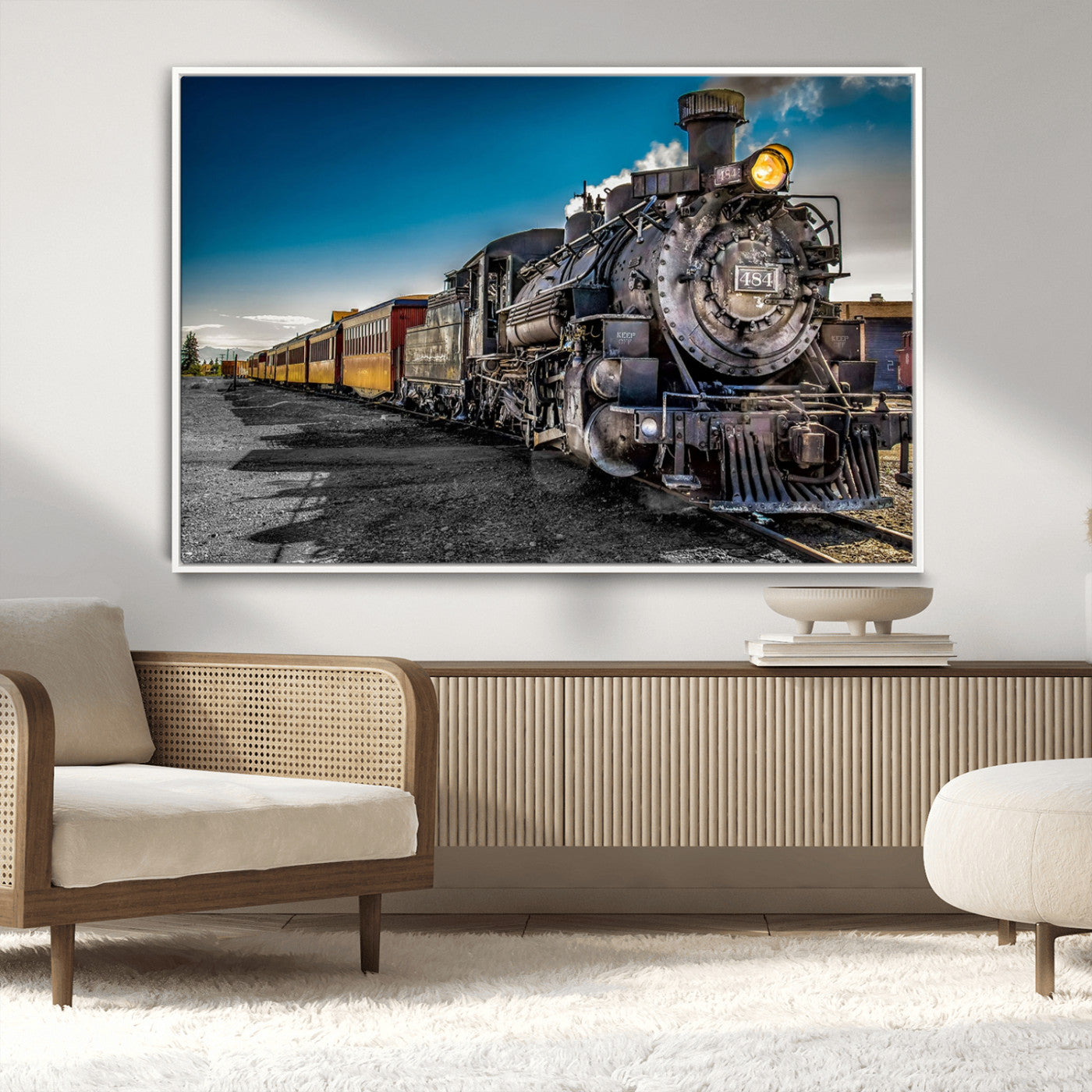 MGV-FC-36X24 - Train Wall Art Canvas Print