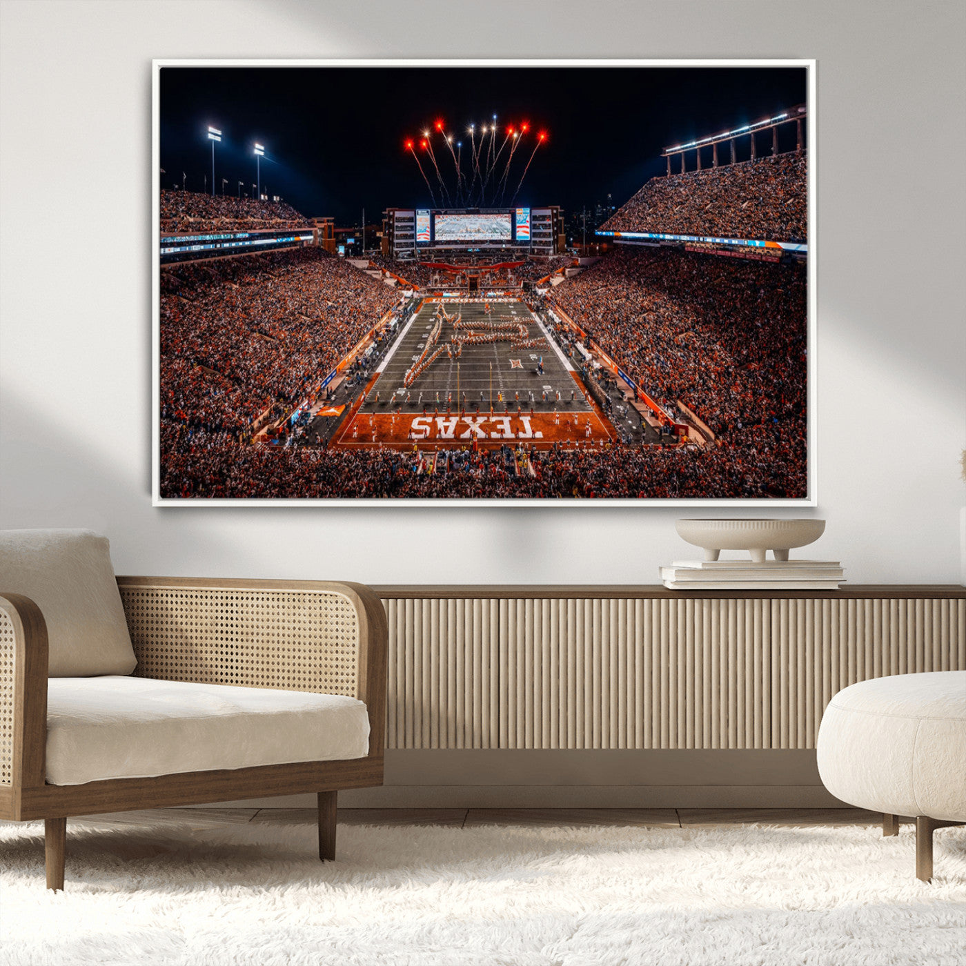 MGV-FC-36X24 - Texas Memorial Stadium Wall Art Canvas Print