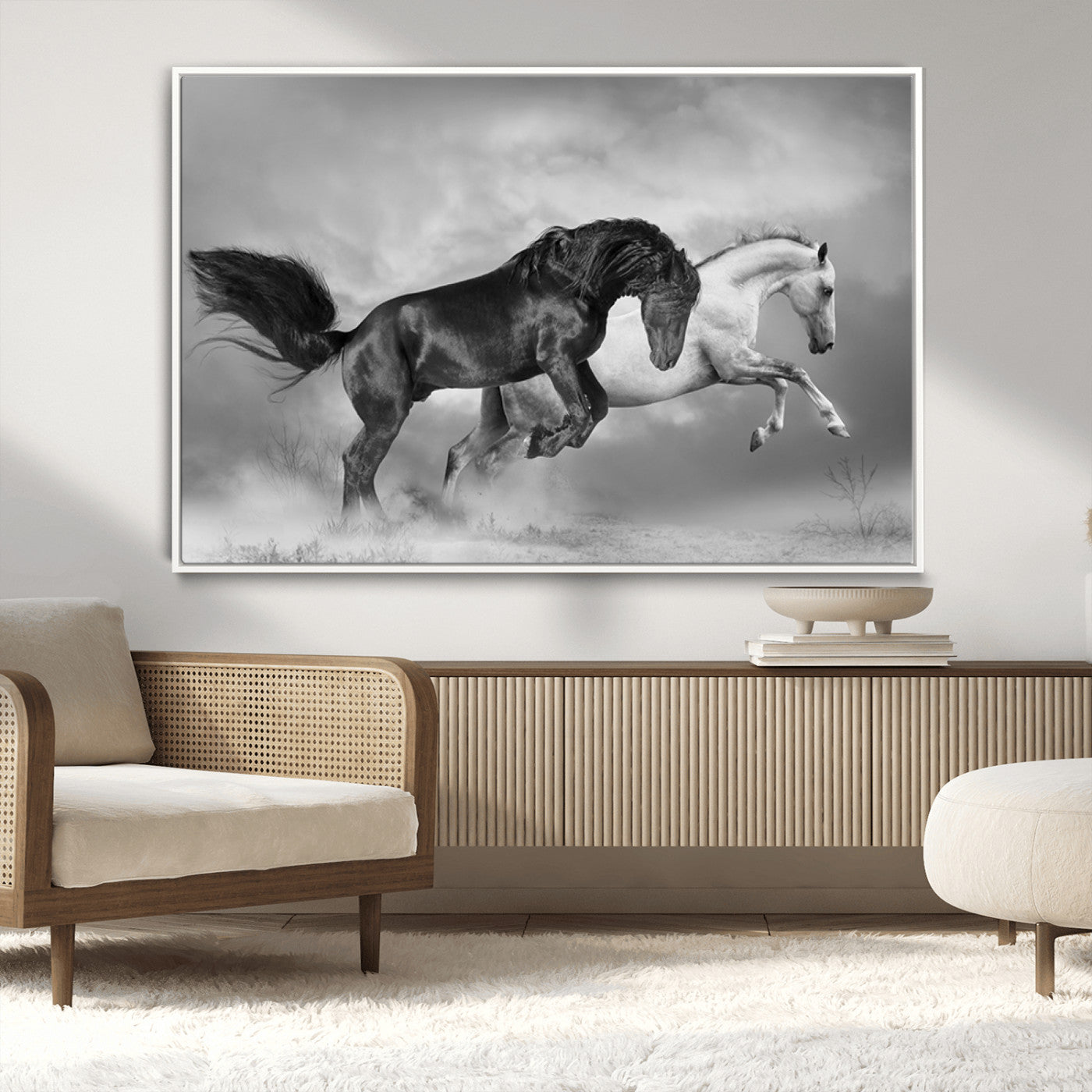 MGV-FC-36X24 - Wild Horses Wall Art Canvas Print