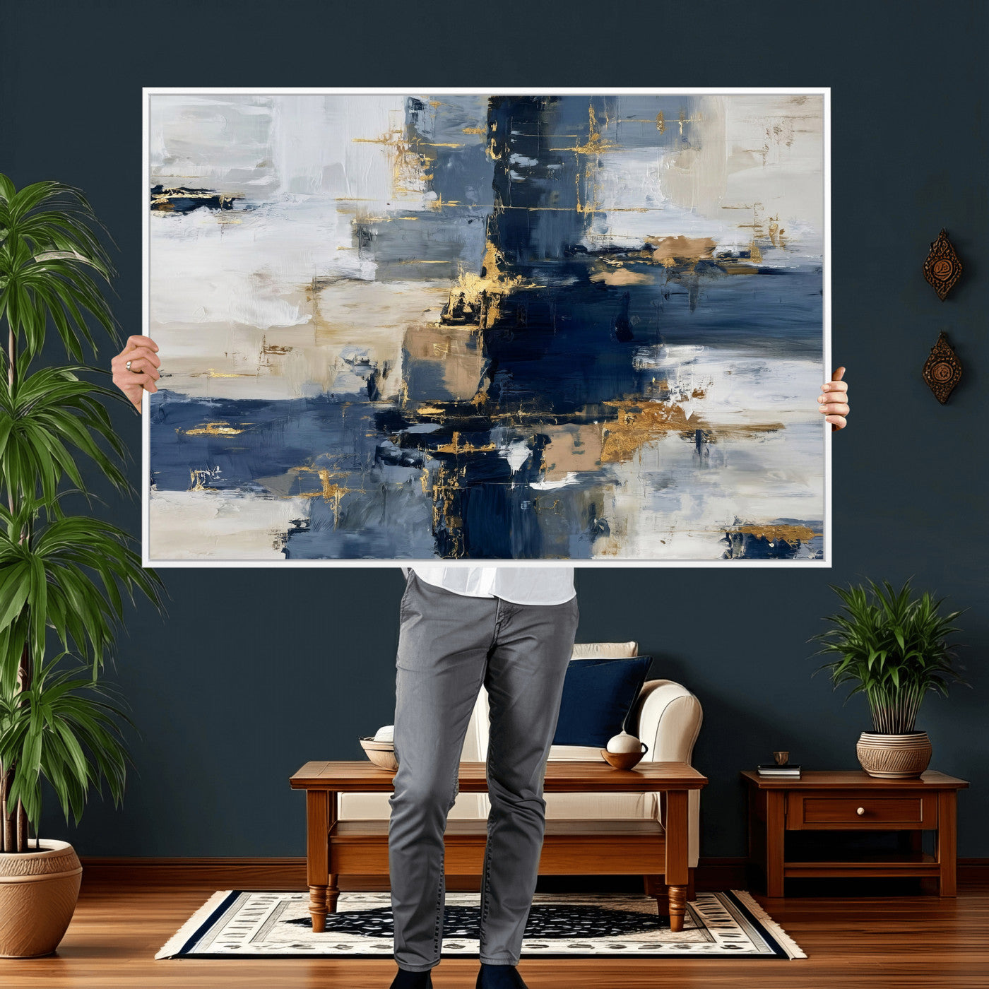 57128767-MGV-CV-36X24 - Abstract Wall Art Canvas Print
