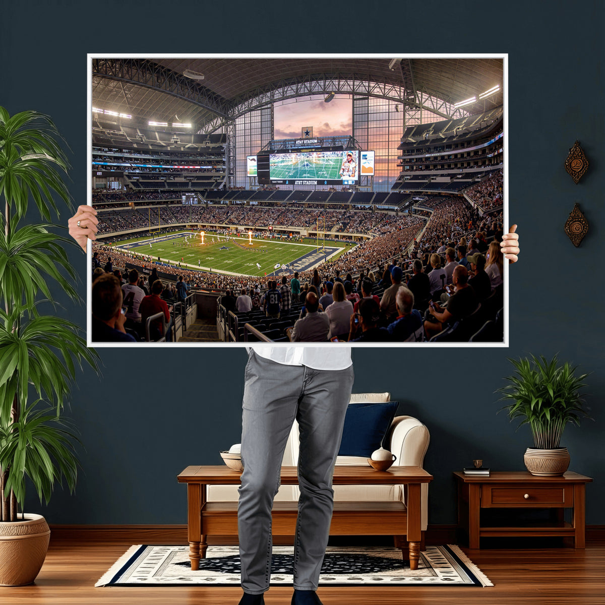 61524160-MGV-CV-36X24 - Stadium Wall Art Canvas Print