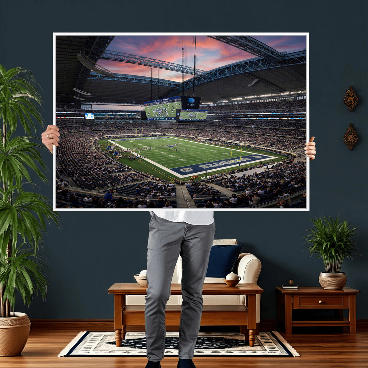 11530179-MGV-CV-36X24 - Stadium Wall Art Canvas Print