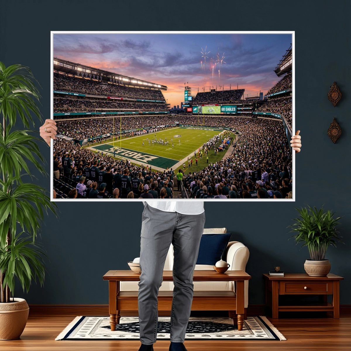 15549432-MGV-CV-36X24 - Stadium Wall Art Canvas Print