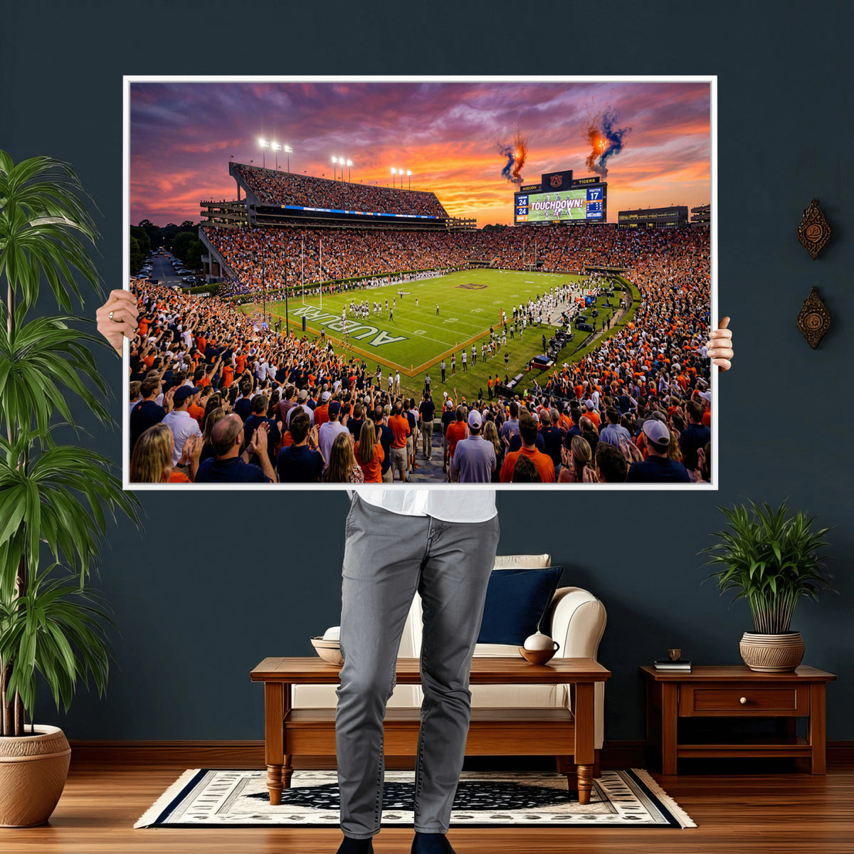 77756715-MGV-CV-36X24 - Stadium Wall Art Canvas Print