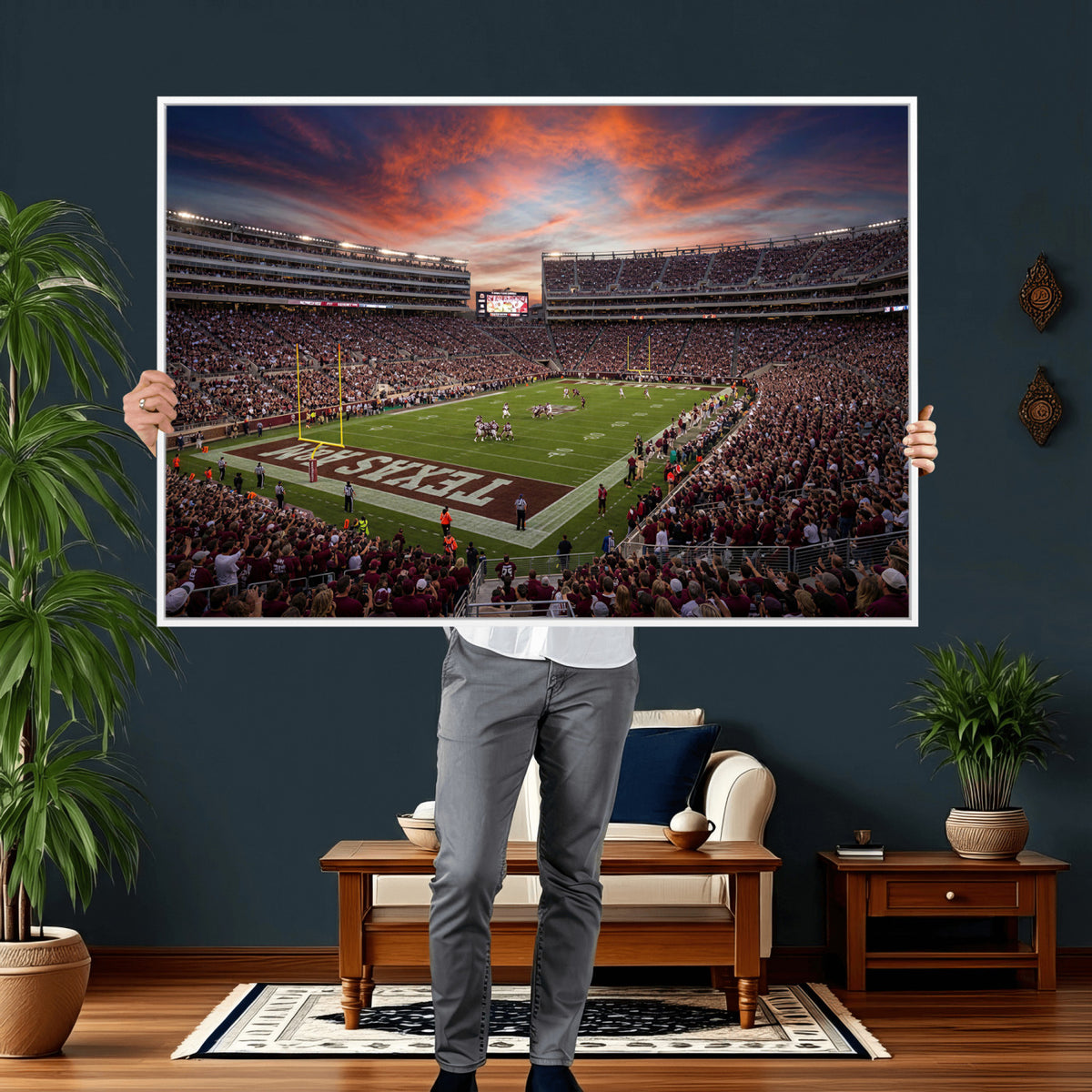 44328991-MGV-CV-36X24 - Stadium Wall Art Canvas Print