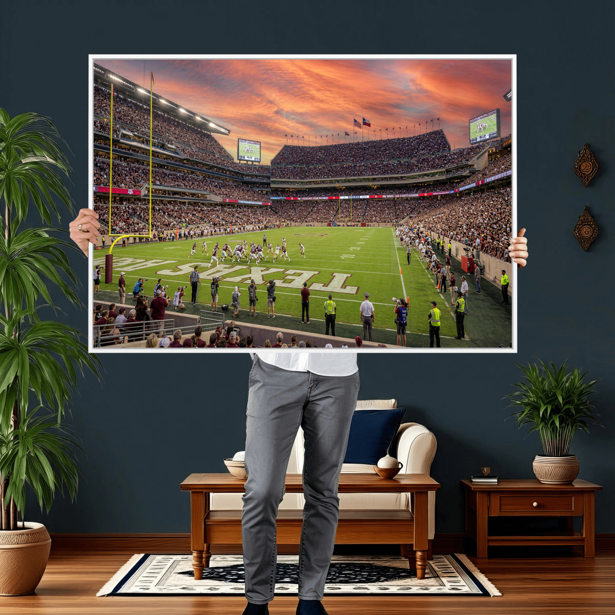 80055809-MGV-CV-36X24 - Stadium Wall Art Canvas Print