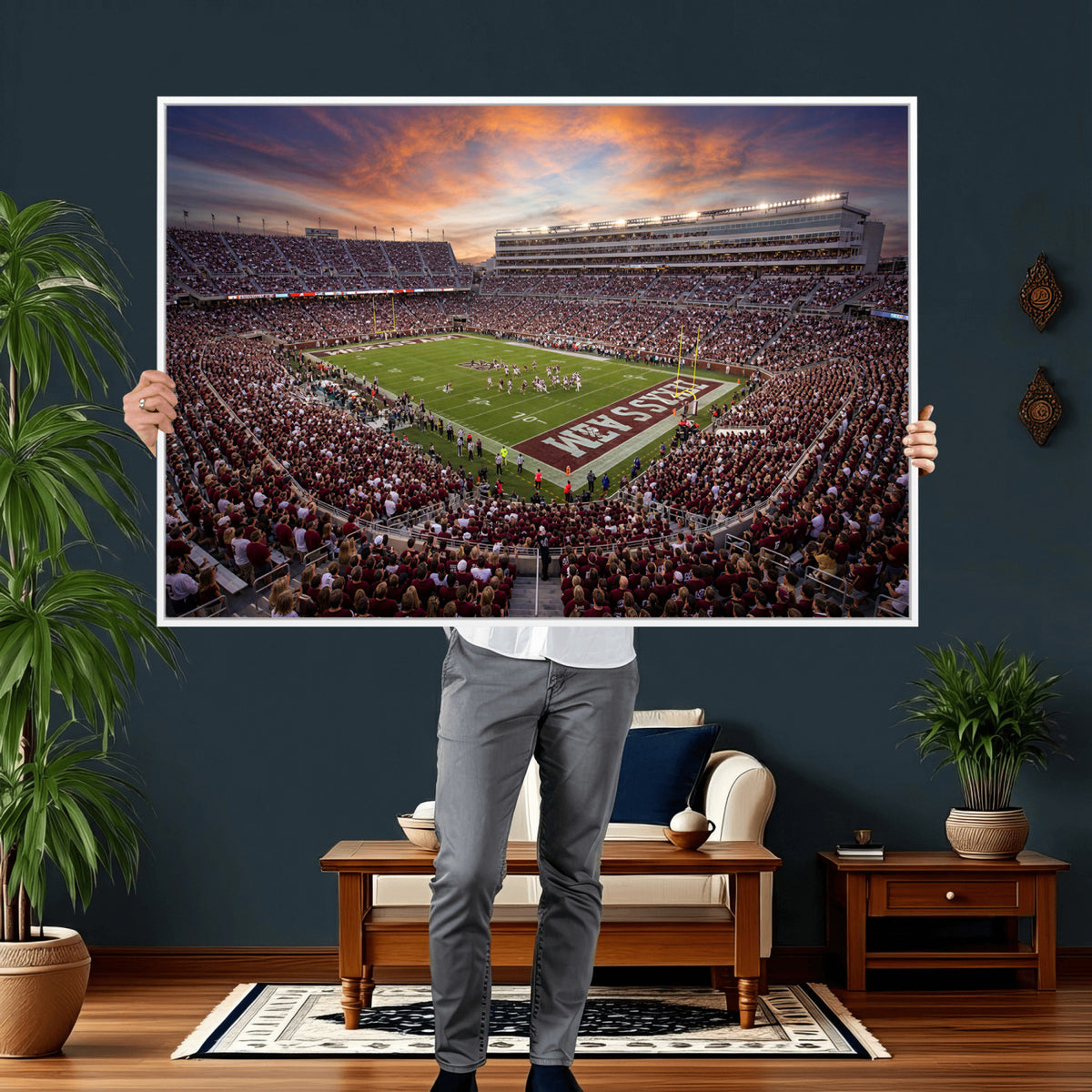 66624578-MGV-CV-36X24 - Stadium Wall Art Canvas Print