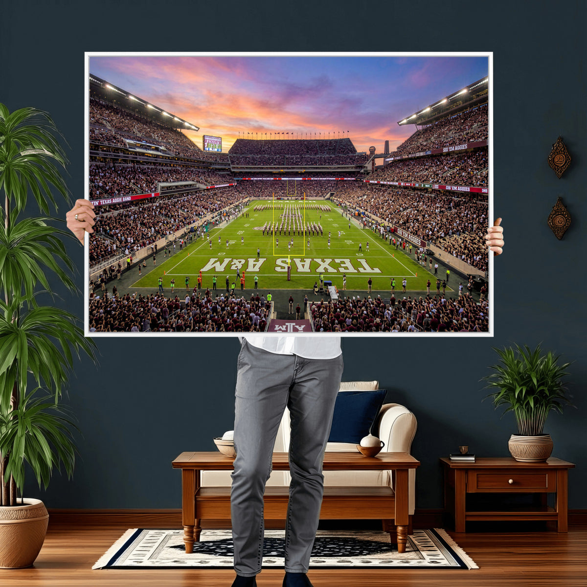 65952219-MGV-CV-36X24 - Stadium Wall Art Canvas Print