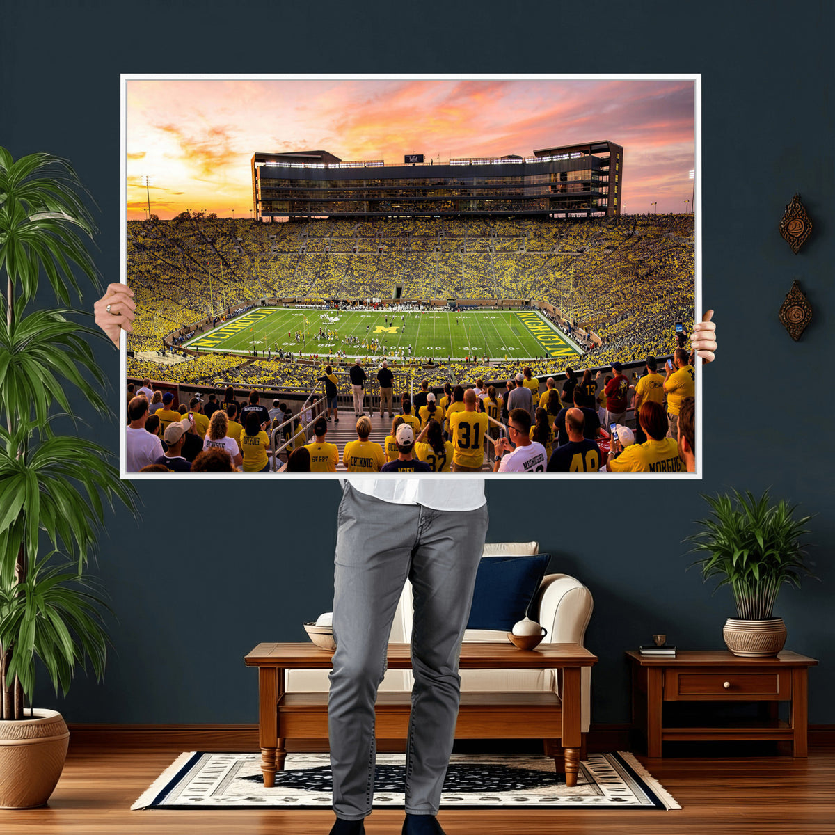 27265223-MGV-CV-36X24 - Stadium Wall Art Canvas Print
