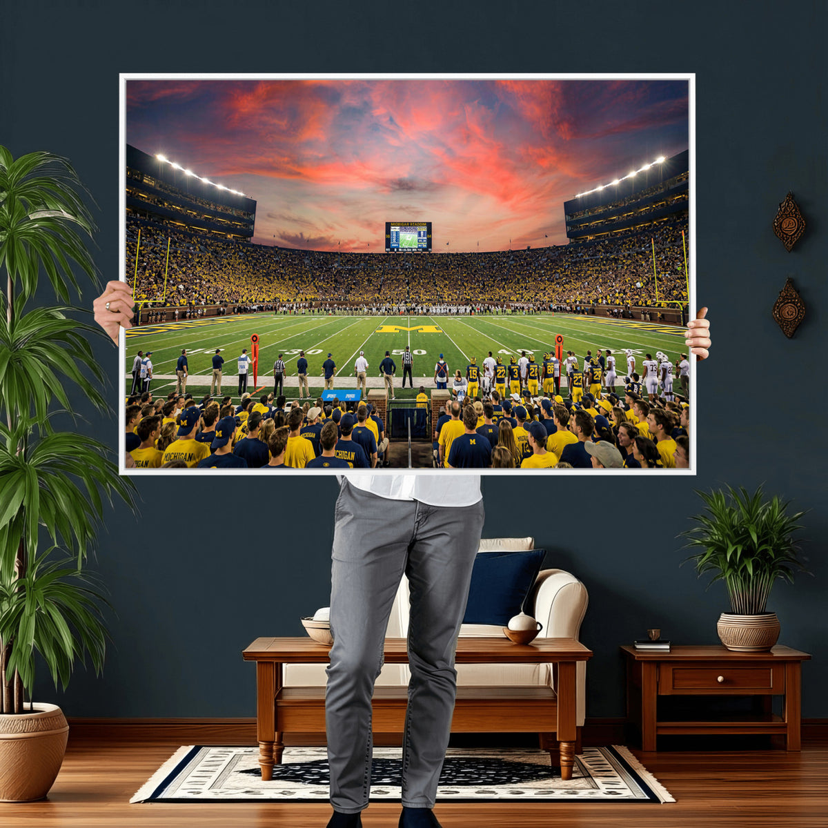 47185949-MGV-CV-36X24 - Stadium Wall Art Canvas Print