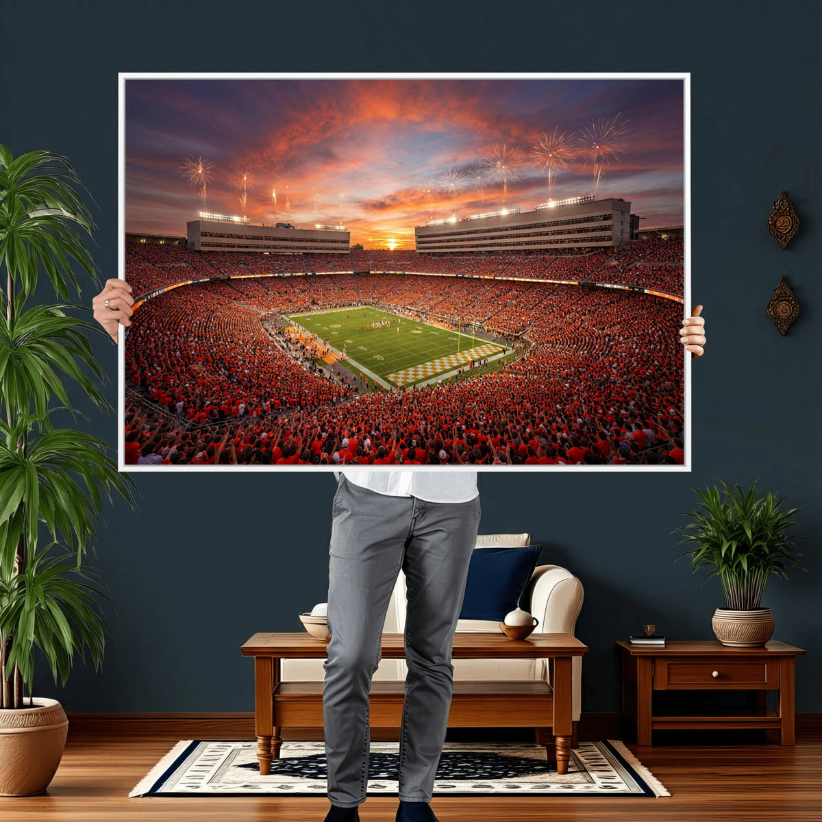 66964685-MGV-CV-36X24 - Stadium Wall Art Canvas Print