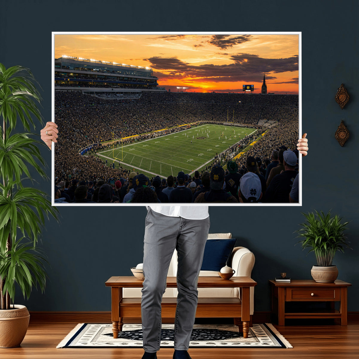 73585402-MGV-CV-36X24 - Stadium Wall Art Canvas Print