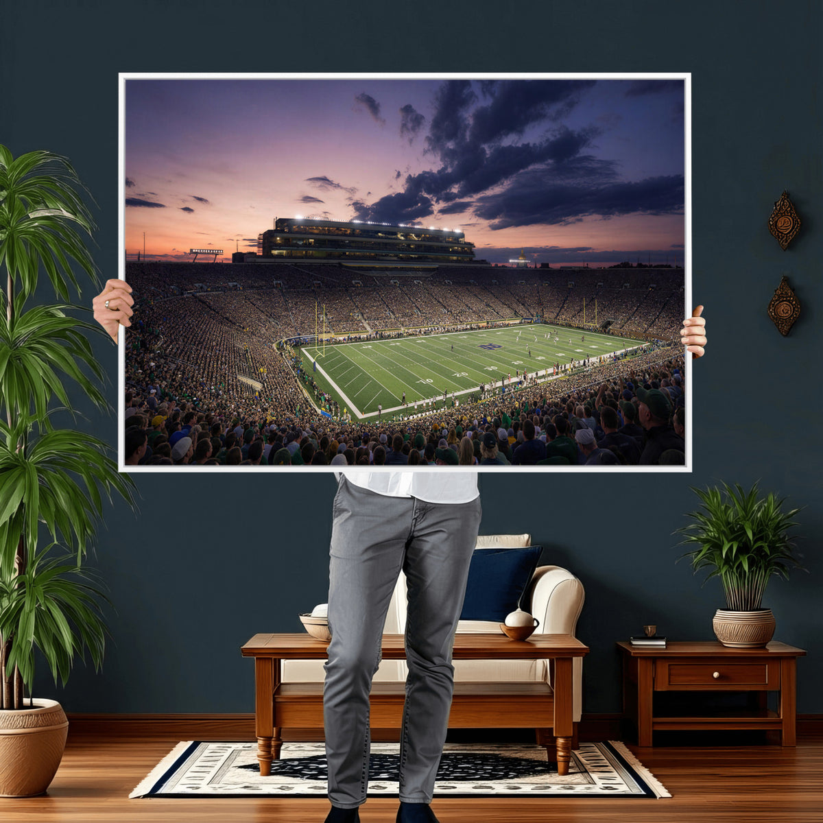48837941-MGV-CV-36X24 - Stadium Wall Art Canvas Print