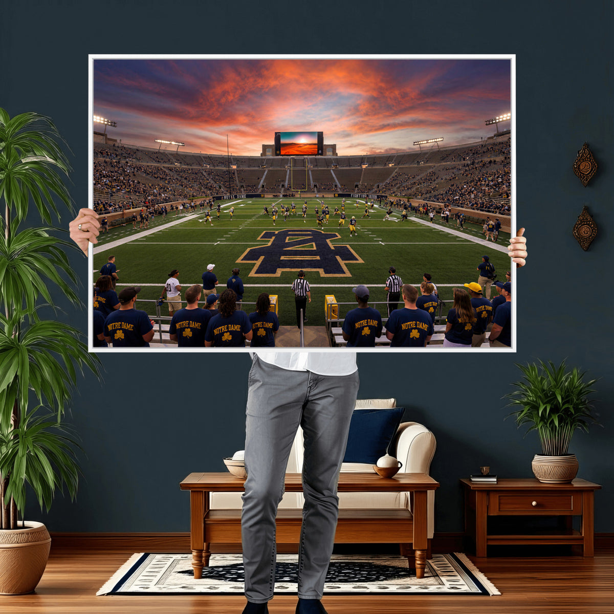 75411323-MGV-CV-36X24 - Stadium Wall Art Canvas Print