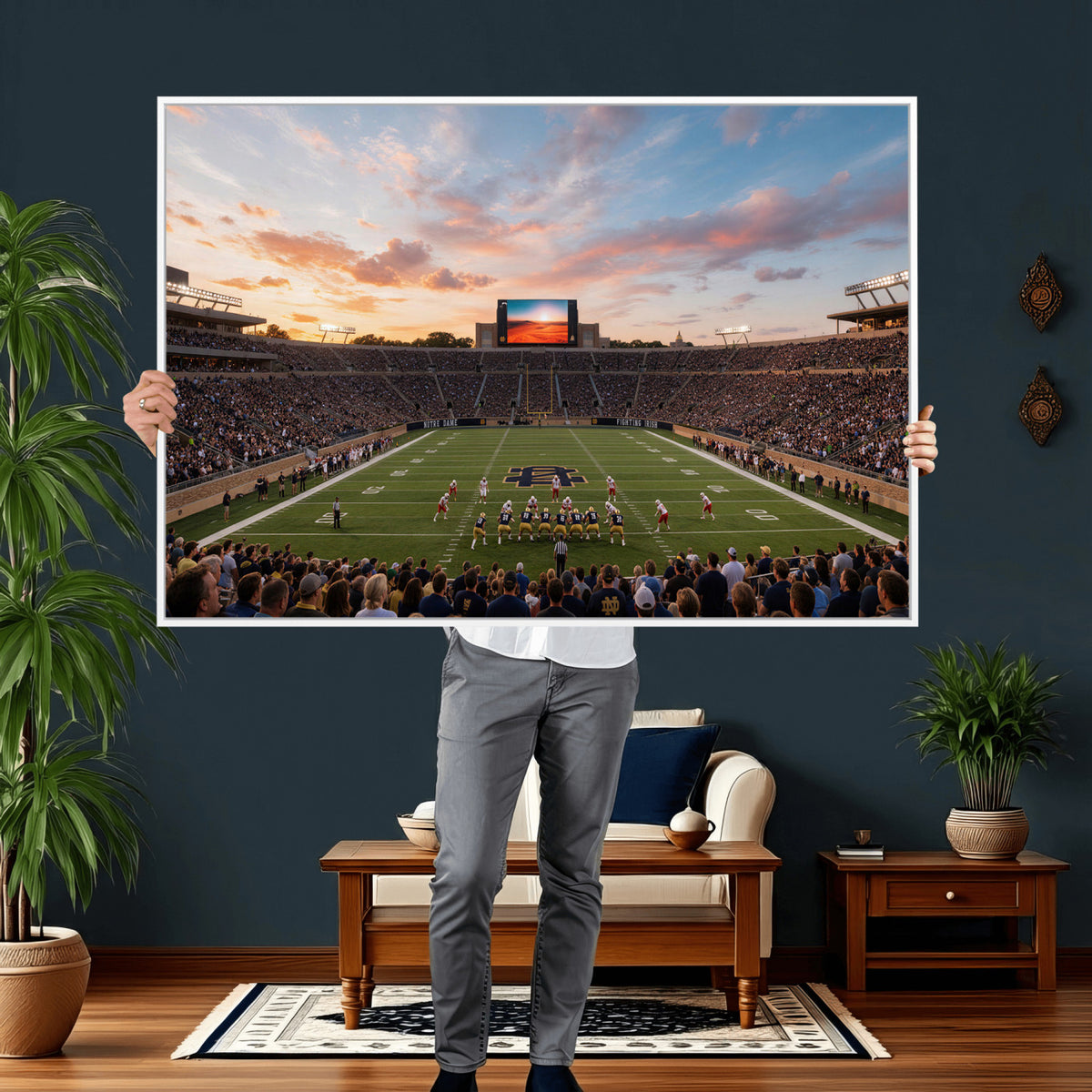 54464530-MGV-CV-36X24 - Stadium Wall Art Canvas Print