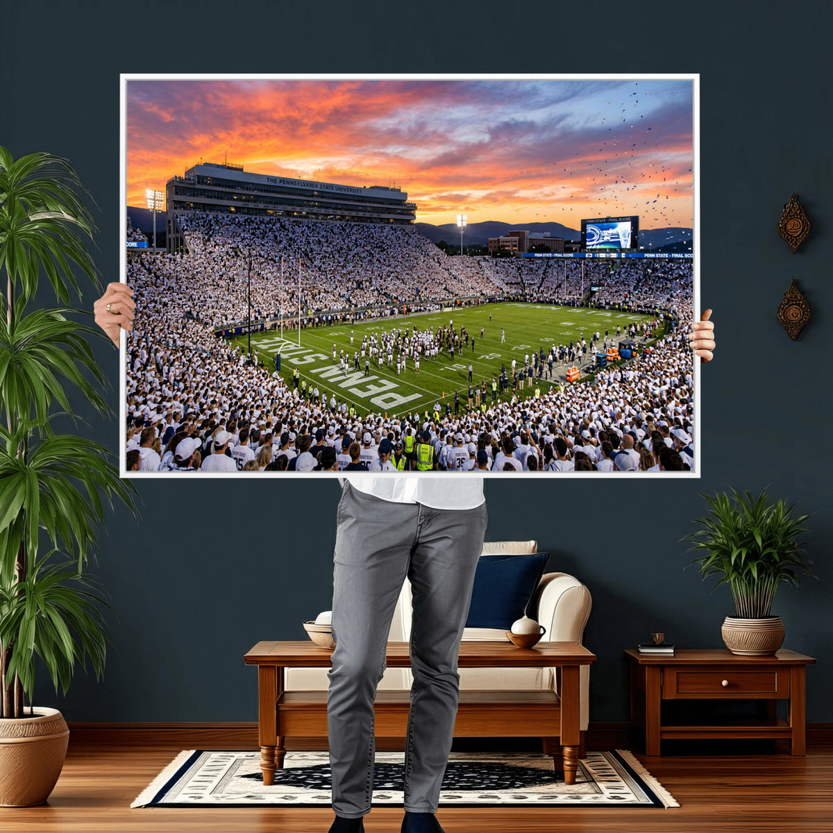 37057330-MGV-CV-36X24 - Stadium Wall Art Canvas Print