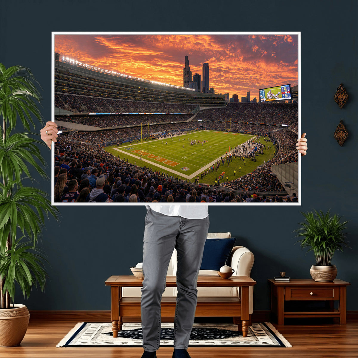 25159364-MGV-CV-36X24 - Stadium Wall Art Canvas Print