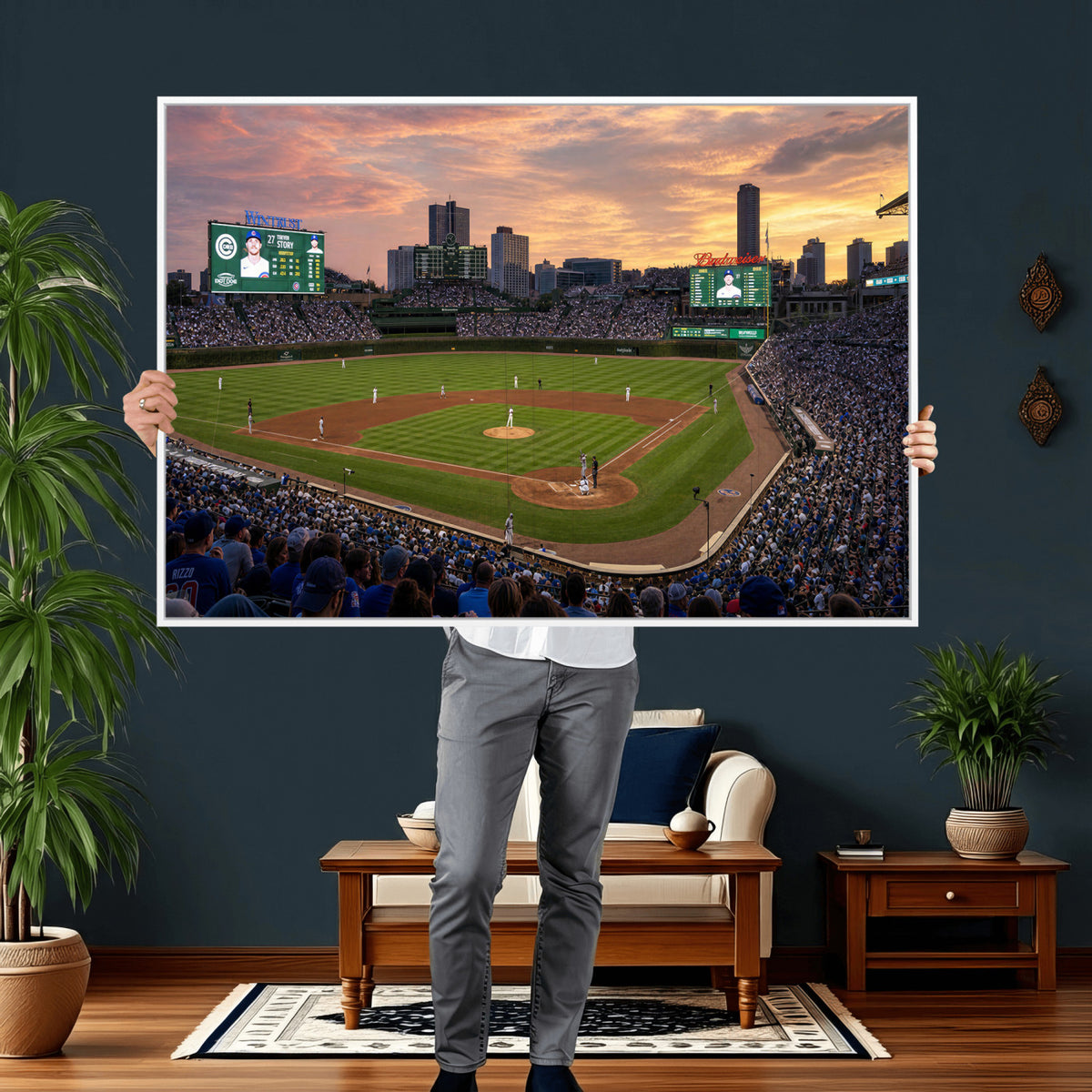41641466-MGV-CV-36X24 - Stadium Wall Art Canvas Print