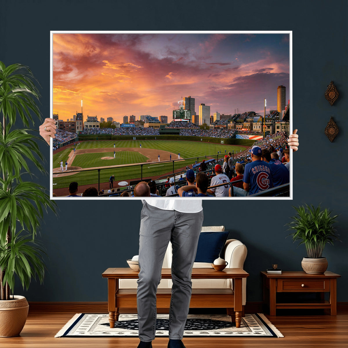 94073020-MGV-CV-36X24 - Stadium Wall Art Canvas Print