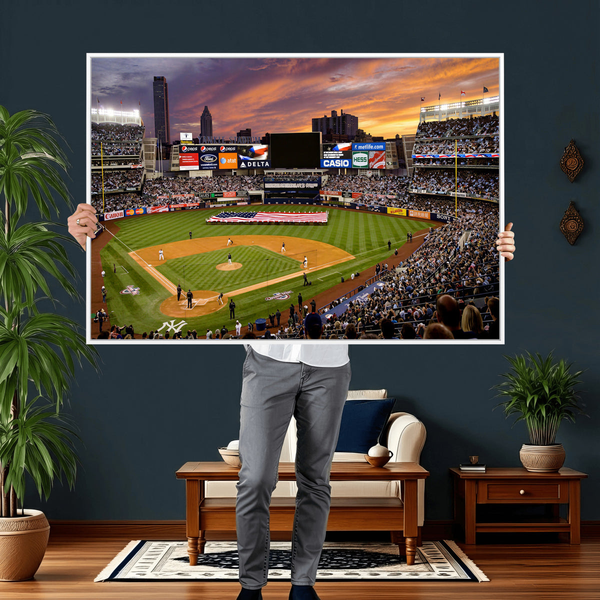 39000124-MGV-CV-36X24 - Stadium Wall Art Canvas Print