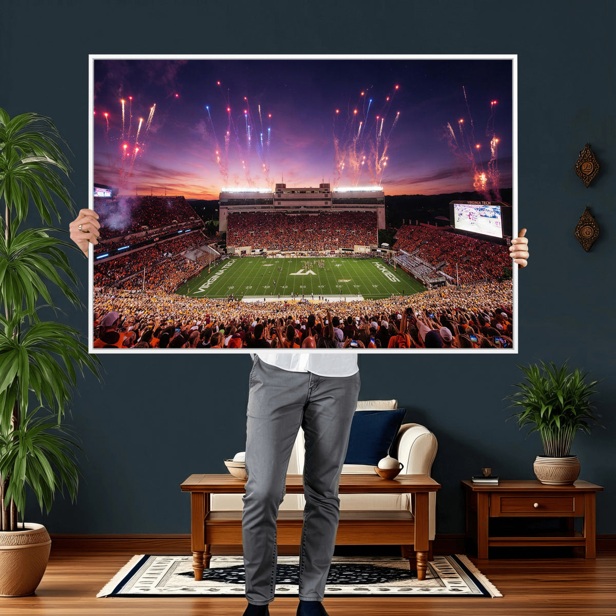 60785214-MGV-CV-36X24 - Stadium Wall Art Canvas Print