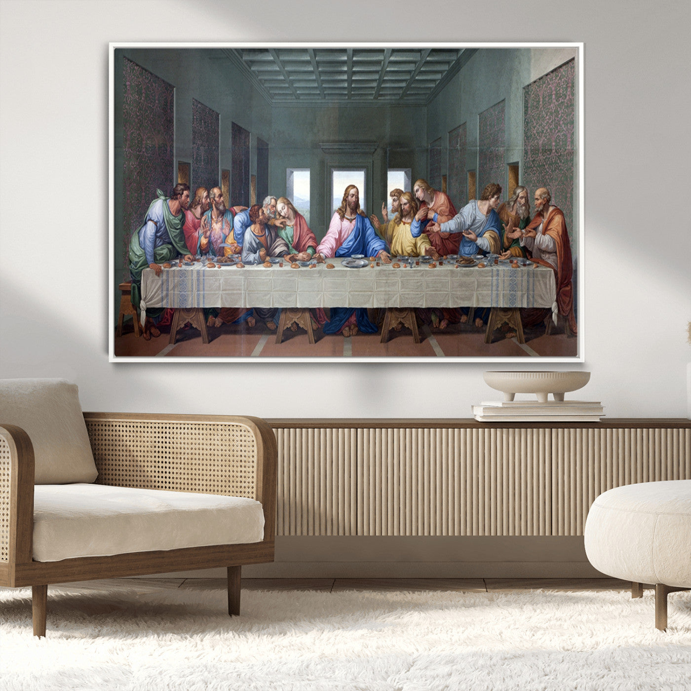 MGV-FC-36X24 - The Last Supper Multi Panel Canvas Wall Art
