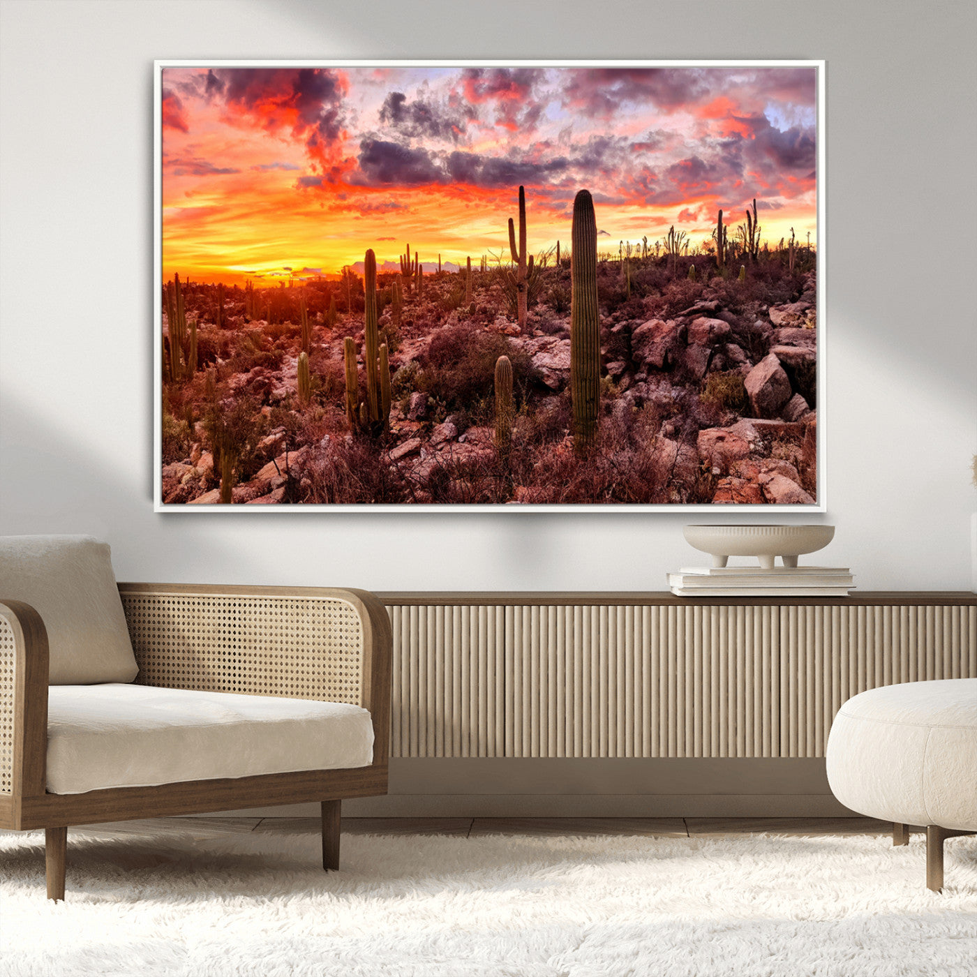 MGV-FC-36X24 - Arizona Desert Print, Western Cowboy Wall Art Print