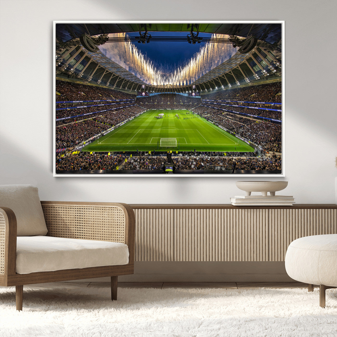 MGV-FC-36X24 - Tottenham Hotspur Football Team Print - London Tottenham Hotspur Stadium Wall Art Canvas Print