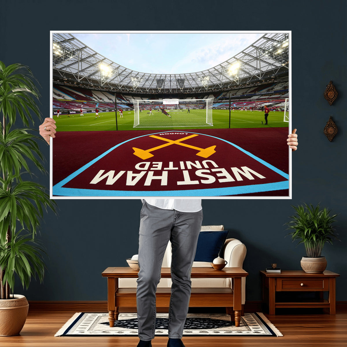 77367-MGV-CV-36X24 - West Ham United FC Stadium Canvas Wall Art, London Stadium