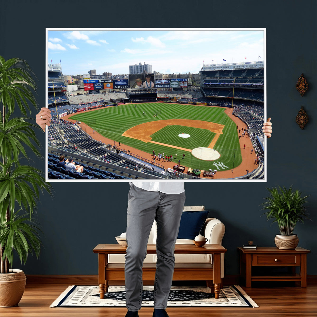 98047-MGV-CV-36X24 - Buffalo Bills Stadium Wall Art, Buffalo Bills Decor, NFL Fan Gift