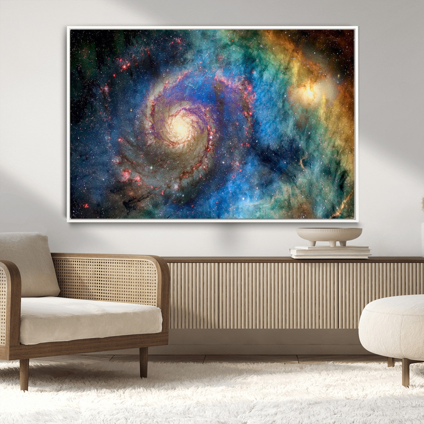 MGV-FC-36X24 - Spiral Galaxy Wall Art Canvas Print
