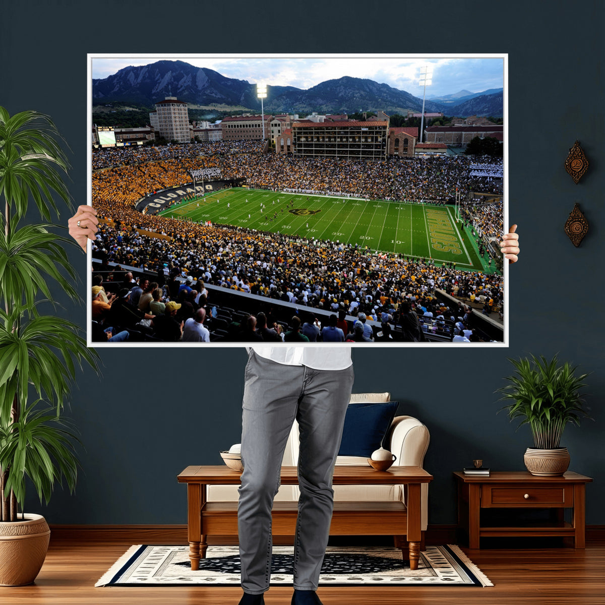 60552-MGV-CV-36X24 - Folsom Field, University of Colorado Buffaloes Football