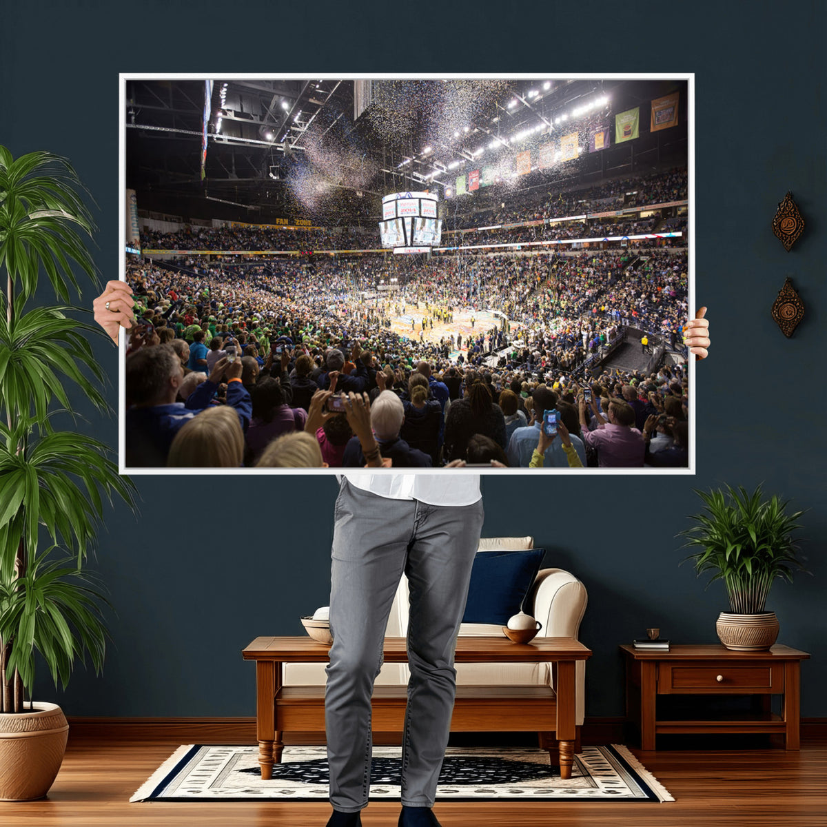 66251-MGV-CV-36X24 - Bridgestone Arena Wall Art Canvas, Nashville Predators