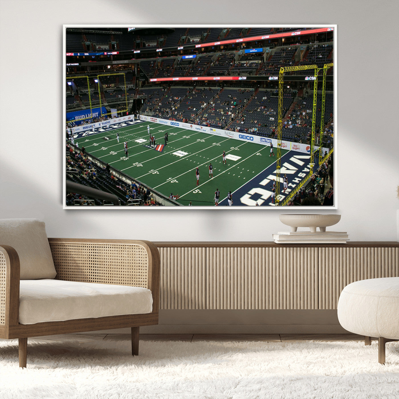 MGV-FC-36X24 - Capital One Arena Wall Art | Washington Wizards & Capitals Print | Canvas Print | Ready to Hang |