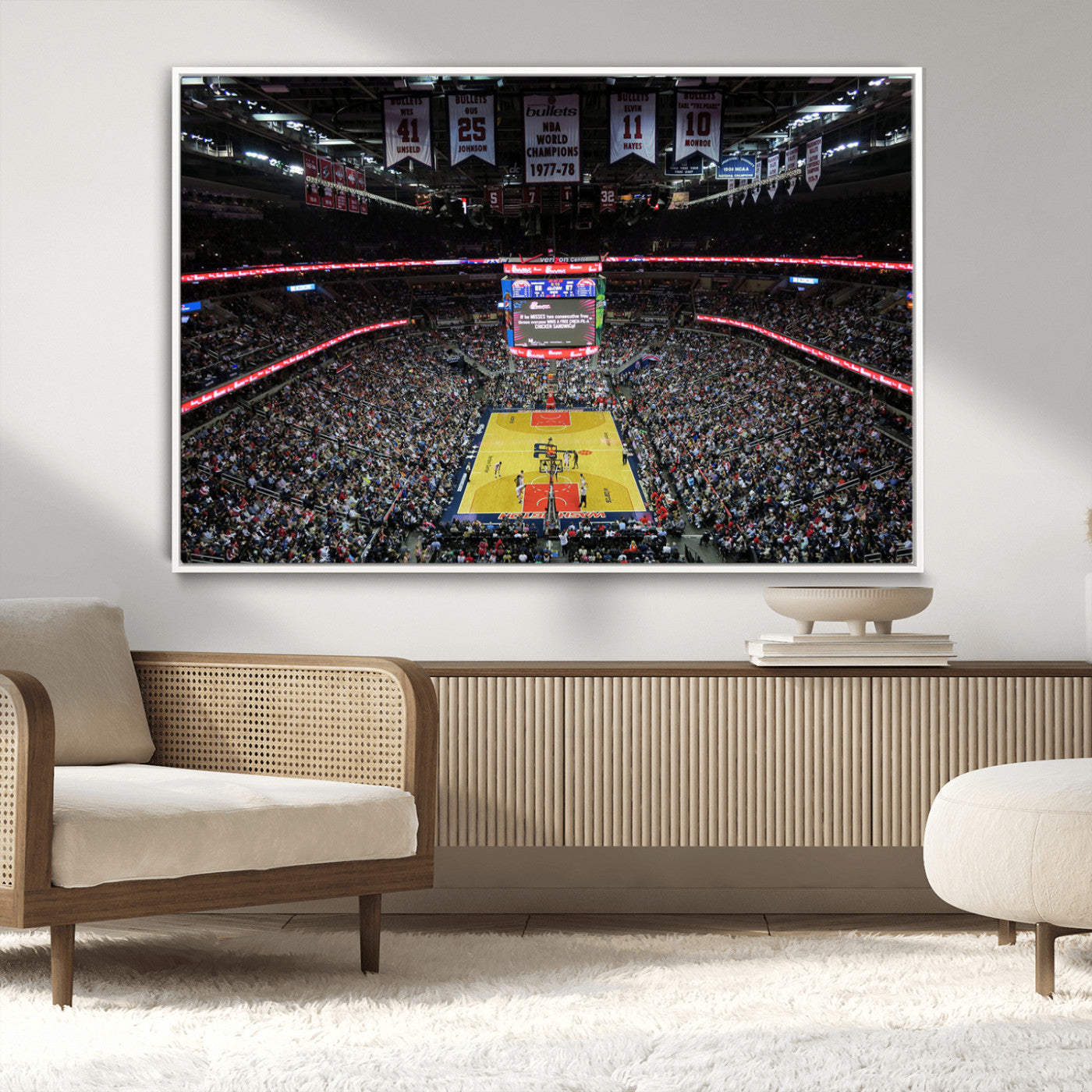 MGV-FC-36X24 - Capital One Arena Stadium Wall Art | Canvas Print | Ready to Hang | Washington D.C. Sports Decor