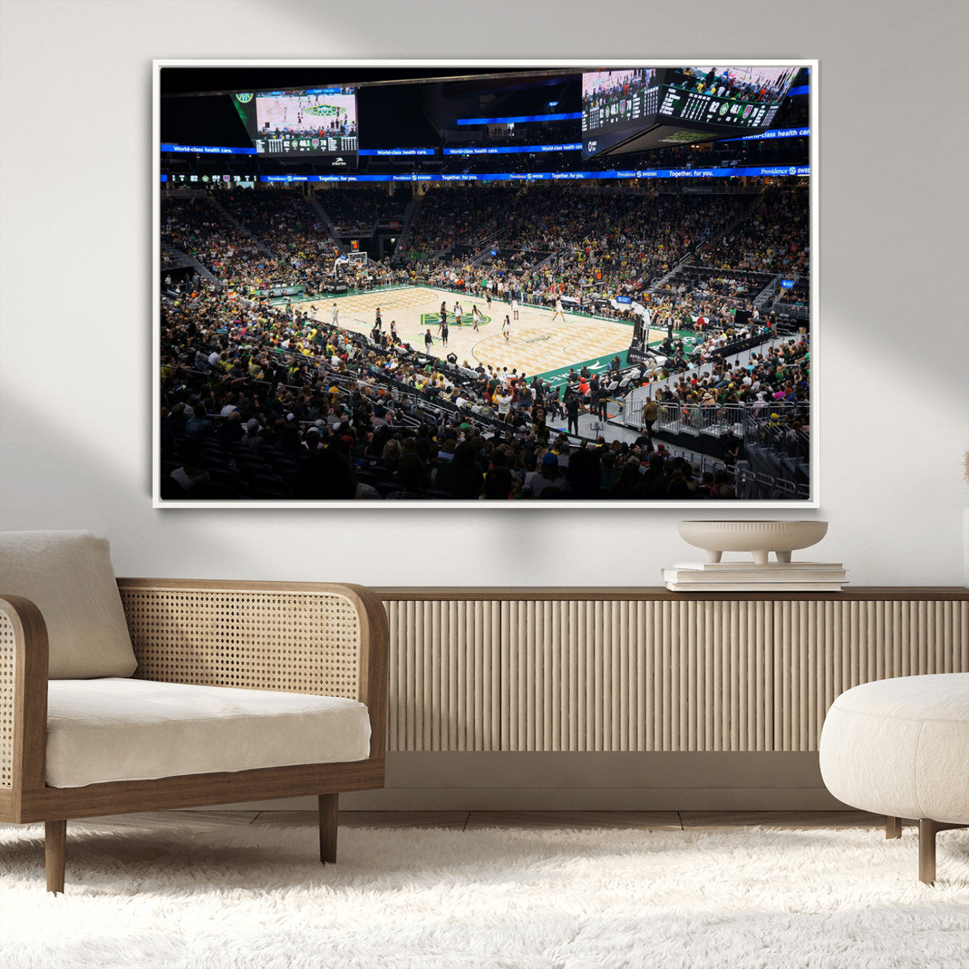 MGV-FC-36X24 - Climate Pledge Arena | Washington Seattle Kraken Hockey Stadium Wall Art | Canvas Print | Ready to