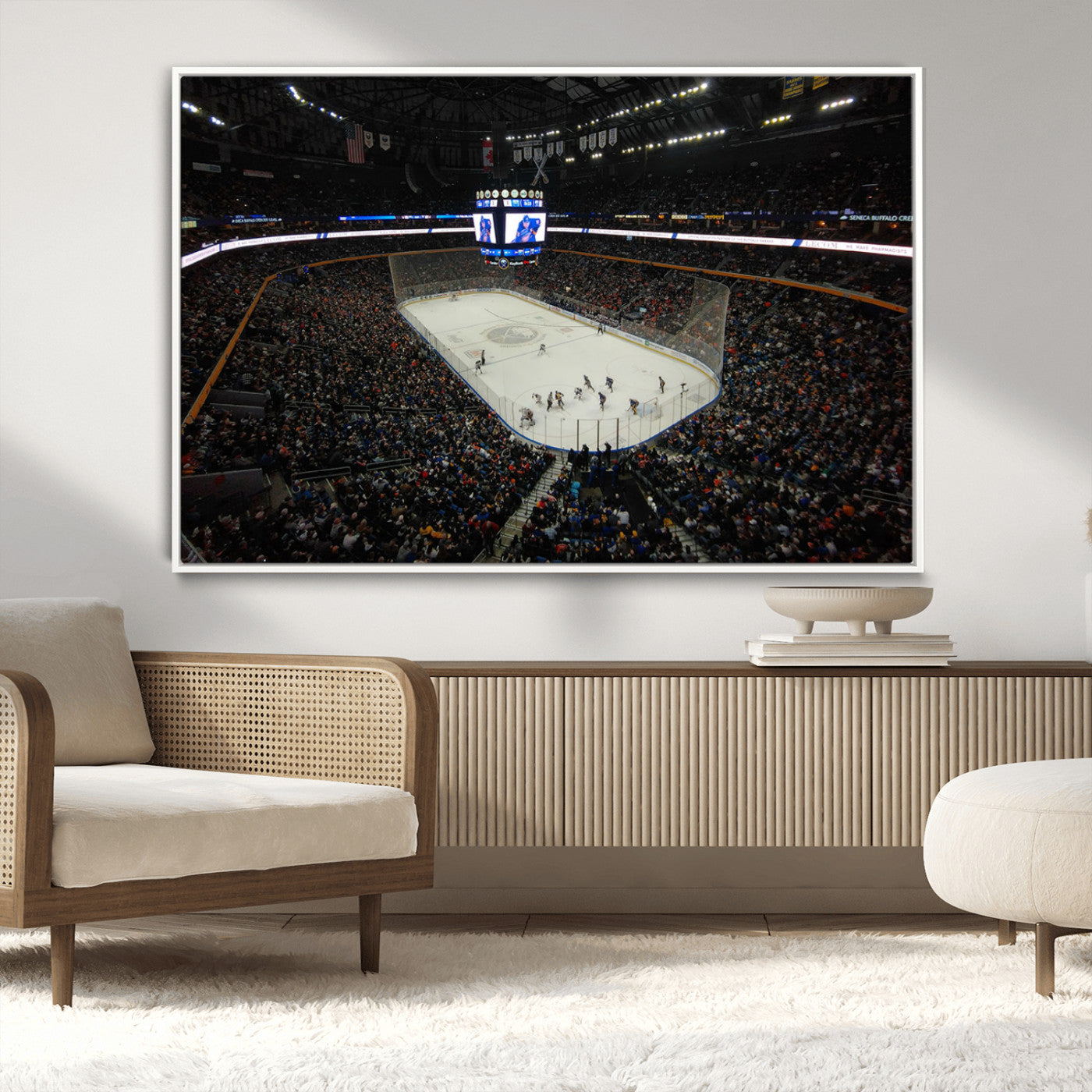 MGV-FC-36X24 - KeyBank Center New York Buffalo Sabres Hockey Stadium Canvas Print Wall Art