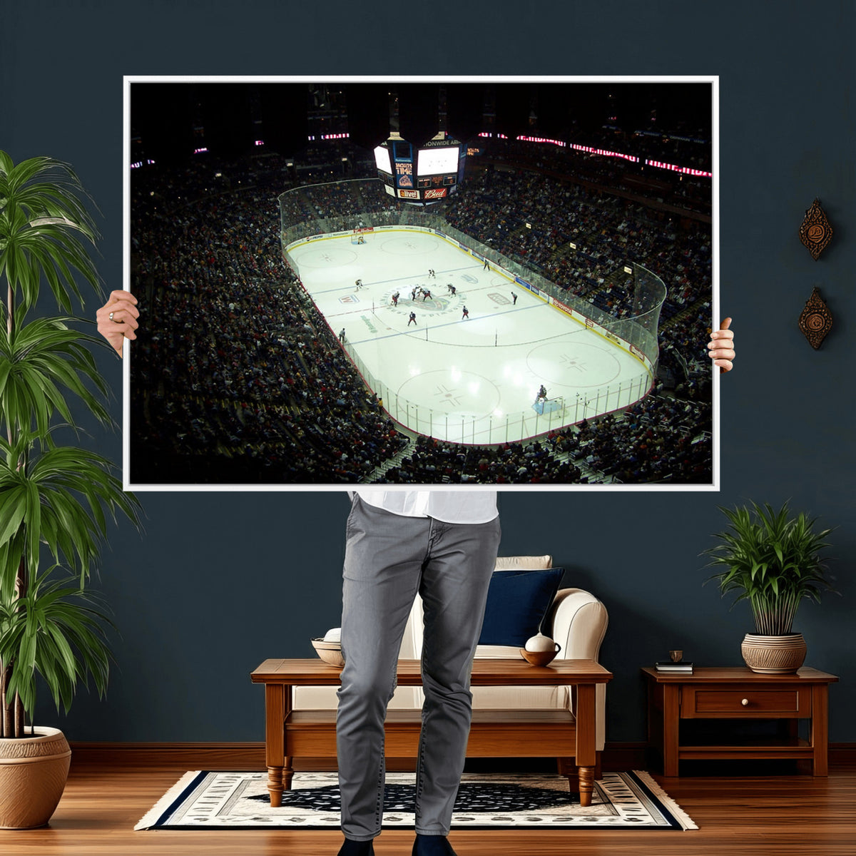 38823-MGV-CV-36X24 - Nationwide Arena Ohio Columbus Blue Jackets Hockey Stadium