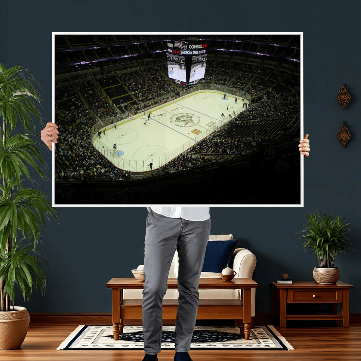 52168-MGV-CV-36X24 - PPG Paints Arena Pennsylvania Pittsburgh Penguins Hockey