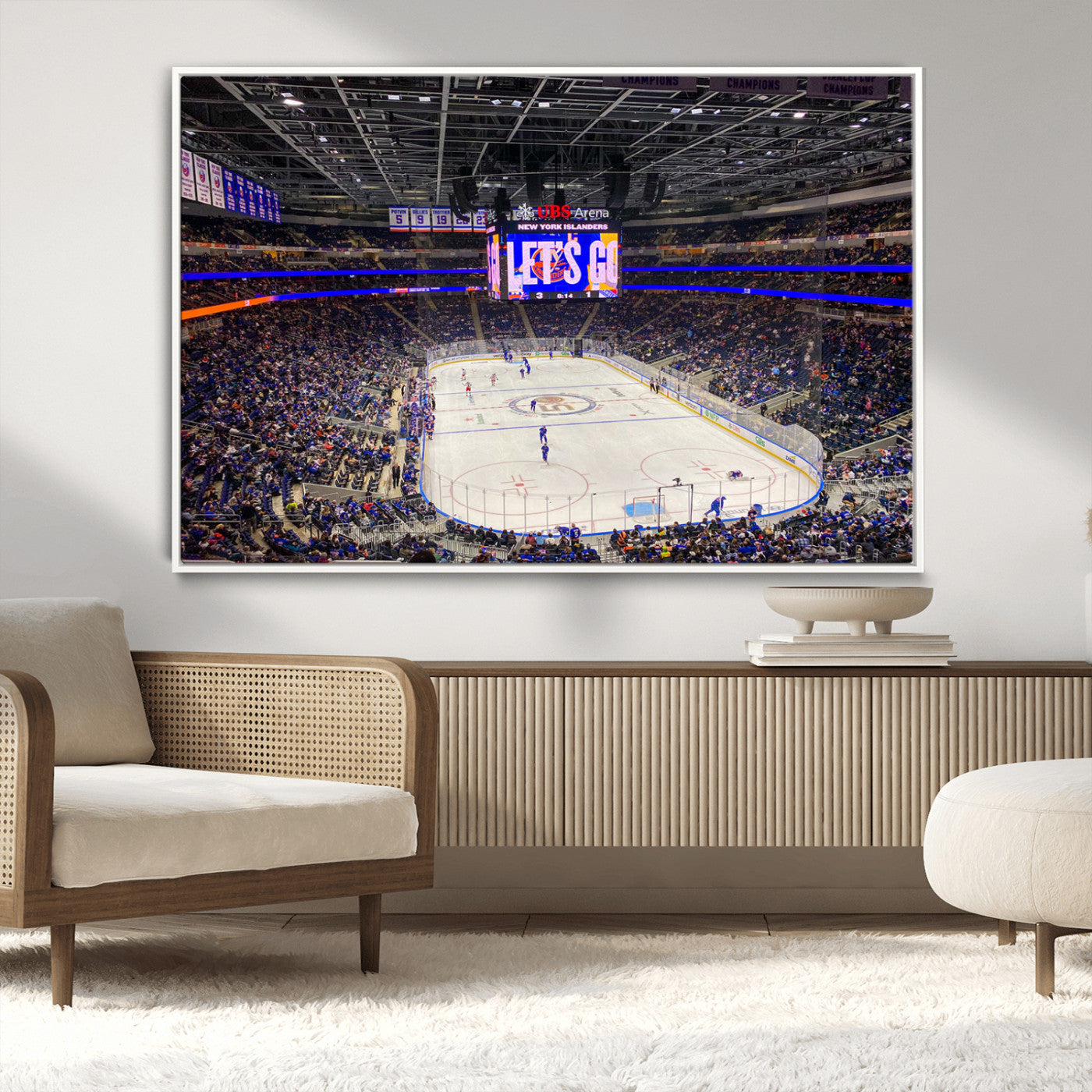 MGV-FC-36X24 - UBS Arena Elmont New York Islanders Ice Hockey Wall Art, UBS Arena Elmont Wall Art Canvas Print