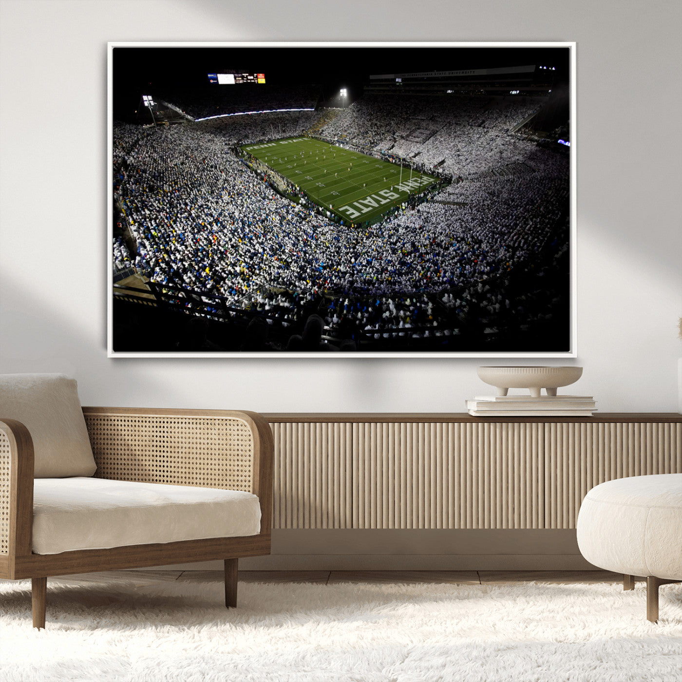 MGV-FC-36X24 - Penn State Football Stadium Wall Art - Beaver Stadium Canvas Print