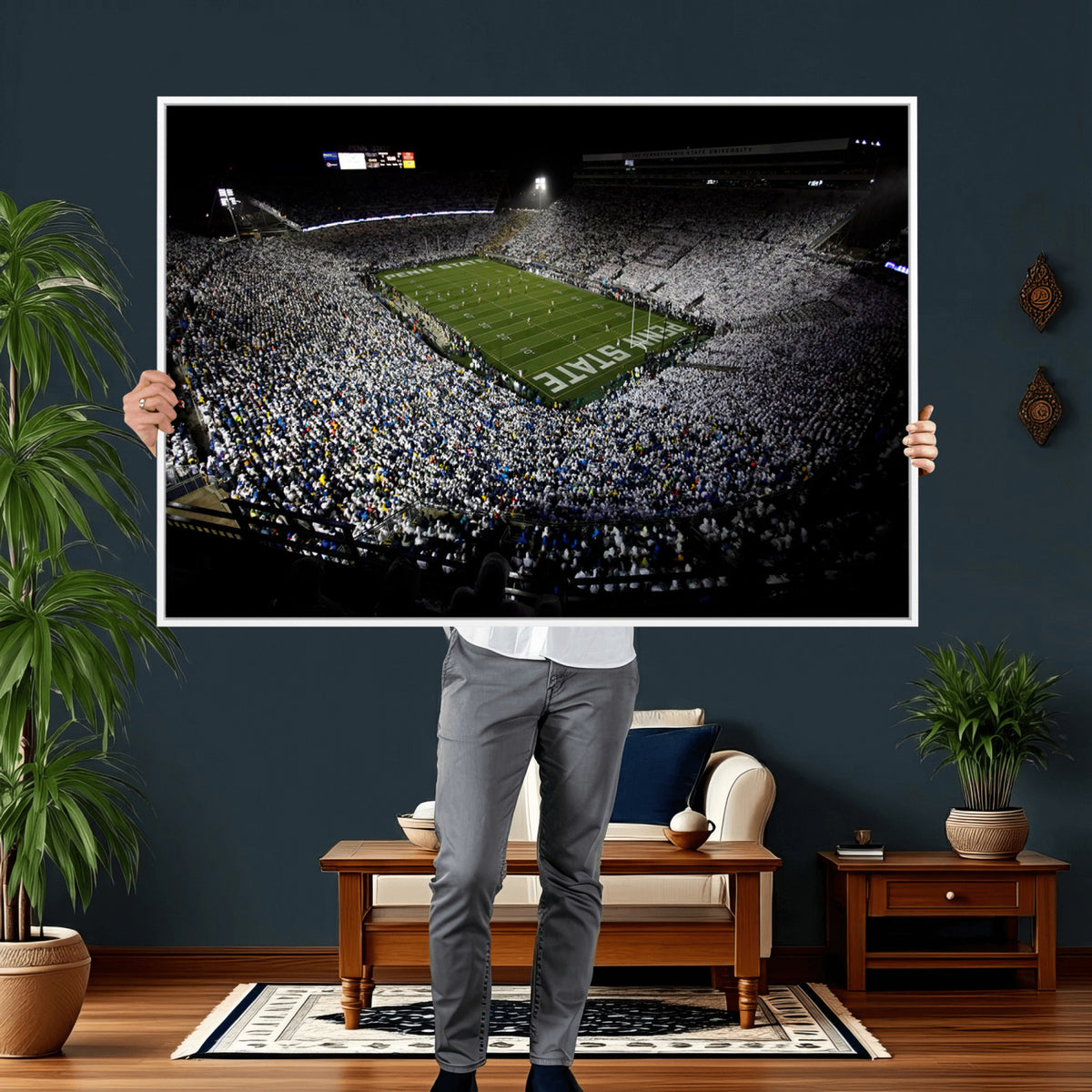 96825-MGV-CV-36X24 - Penn State Football Stadium Wall Art - Beaver Stadium Canvas Print