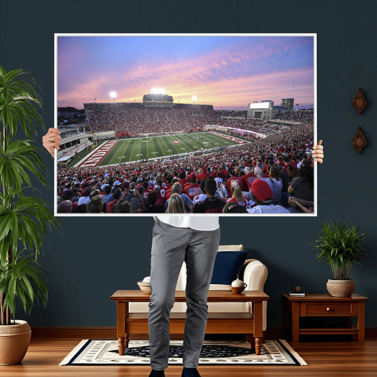 13046-MGV-CV-36X24 - Indiana University Hoosiers Football Team Print